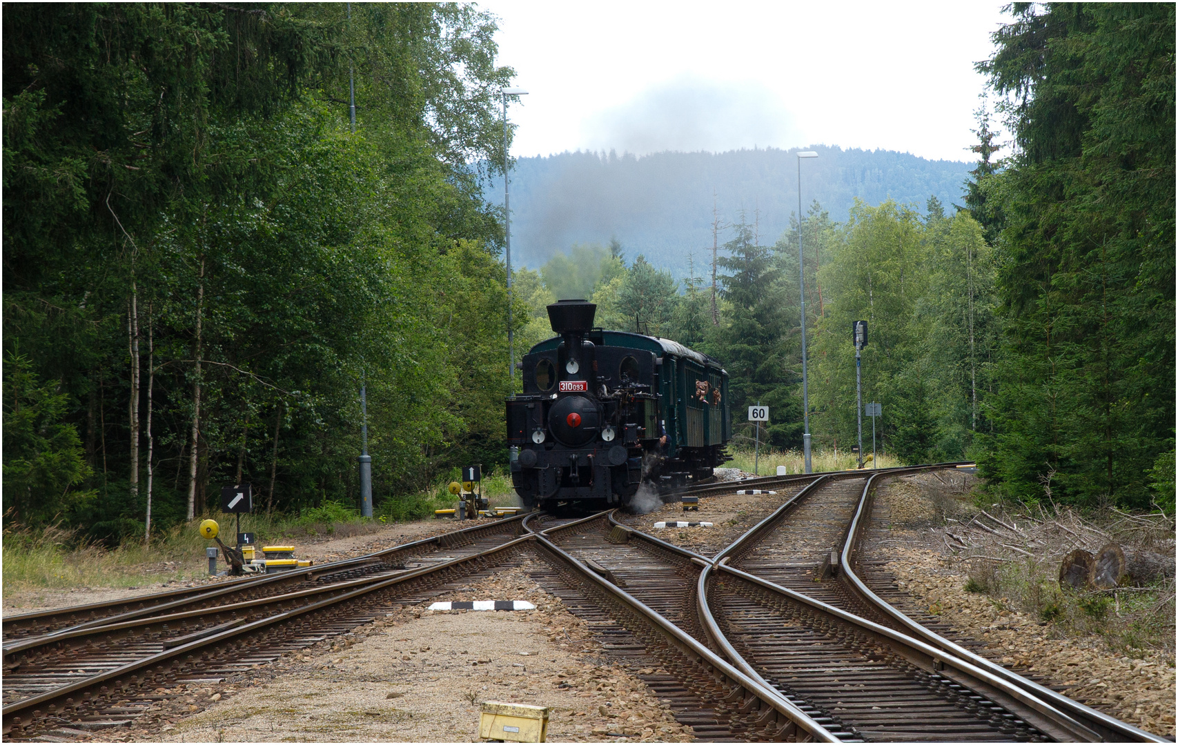 Einfahrt am Bahnhof