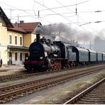 Einfahrt am Bahnhof Freistadt