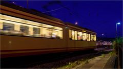 Einfahrt am Zielbahnhof