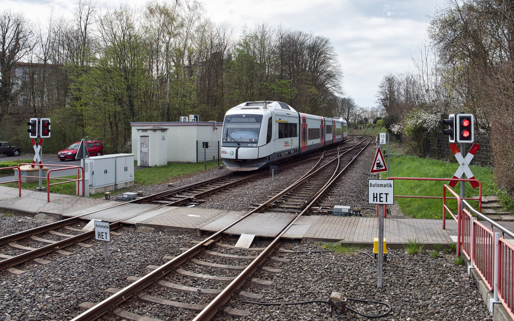 Einfahrt Bahnhof Mettmann 2024