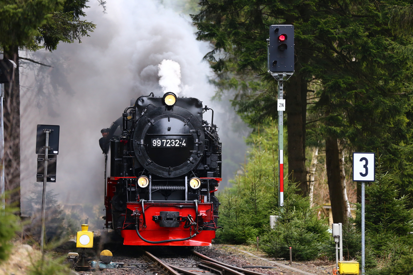 Einfahrt Bahnhof Schierke