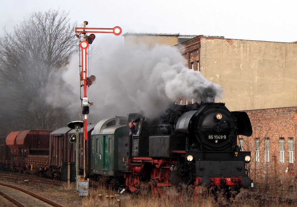 Einfahrt Bahnhof Zeitz