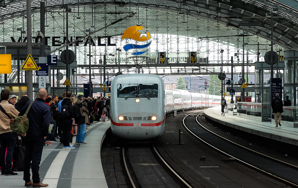 Einfahrt Berlin Hbf