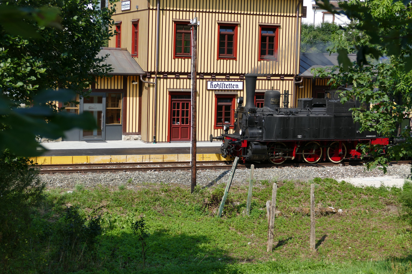 Einfahrt Bf. Kohlstetten