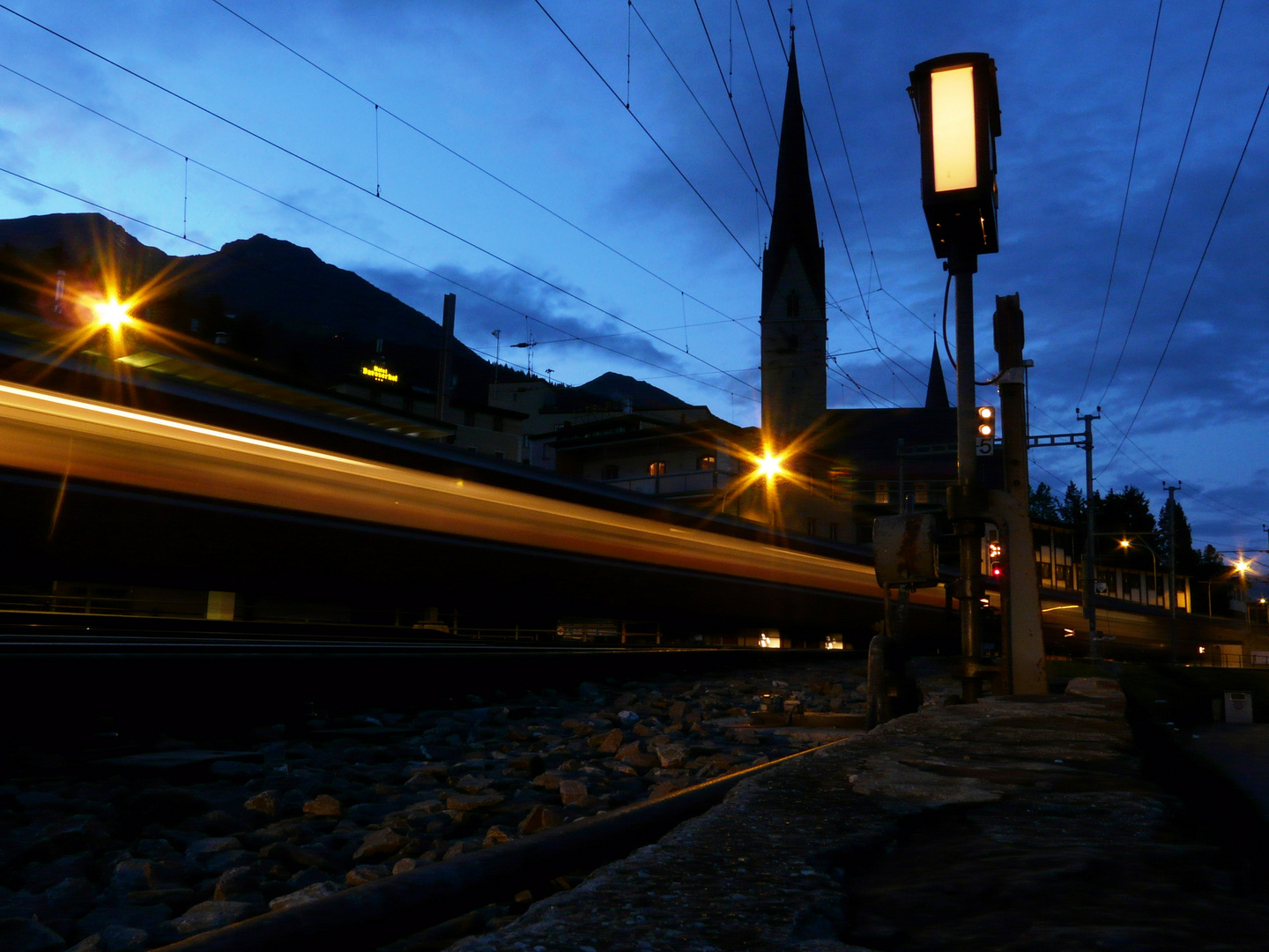 Einfahrt Davos Platz