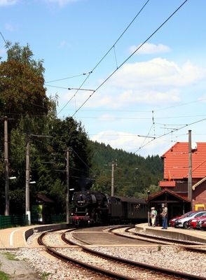 Einfahrt der BR 50 In Marxzell