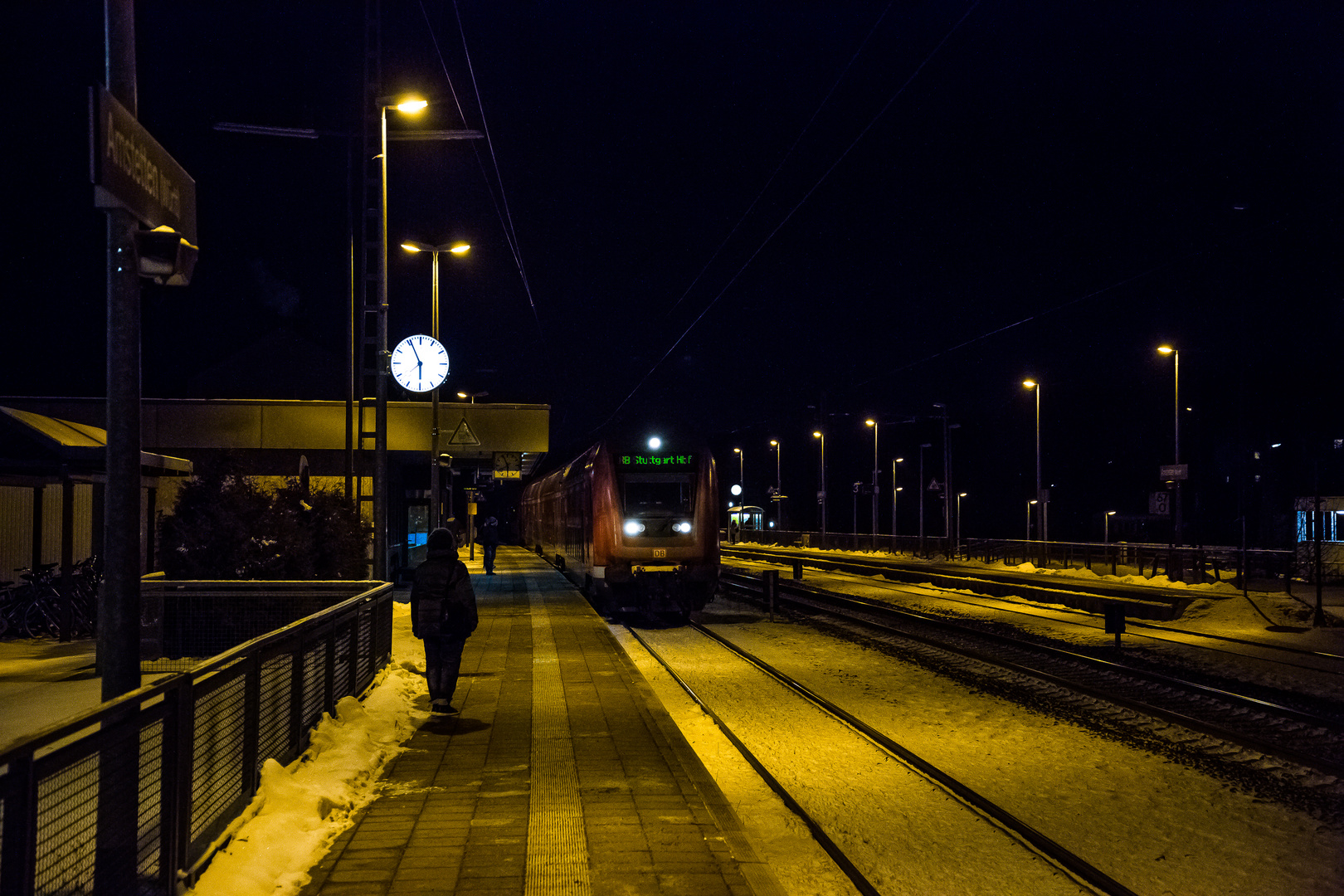 Einfahrt der Regionalbahn