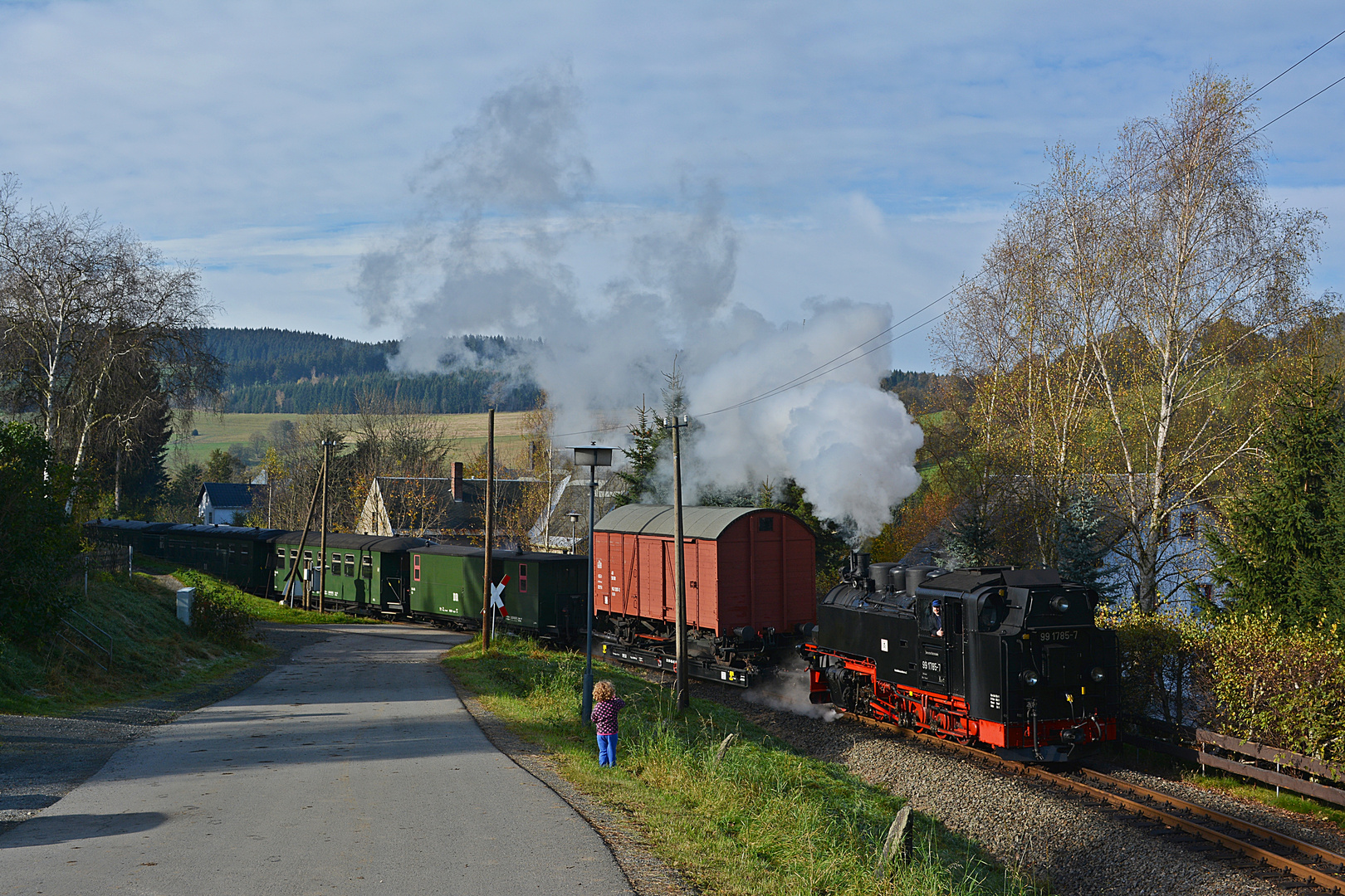 Einfahrt des GmP 69900 in Cranzahl