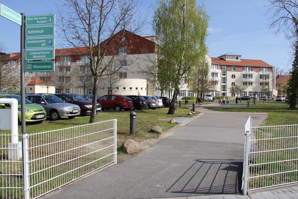 Einfahrt Fontana Klinik Bad Liebenwerda