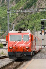 Einfahrt Glacier Express