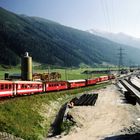 Einfahrt Glacierexpress Oberwald August 1980