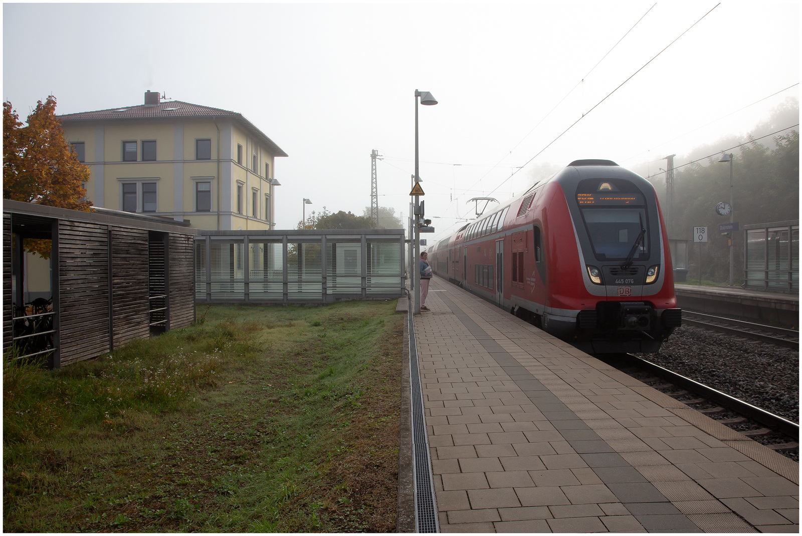 Einfahrt im Bahnhof Dollnstein