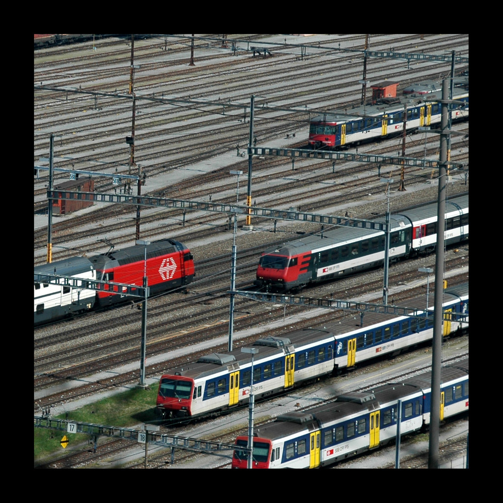 Einfahrt in Bahnhof Olten - SBB