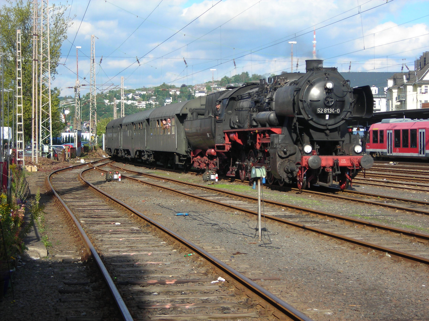 Einfahrt in das Südwestfälische Eisenbahnmuseum