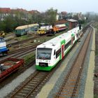 Einfahrt in den Bahnhof Ilmenau