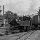 Einfahrt in den Bahnhof Mügeln