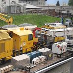 Einfahrt in den Bahnhof Poschiavo