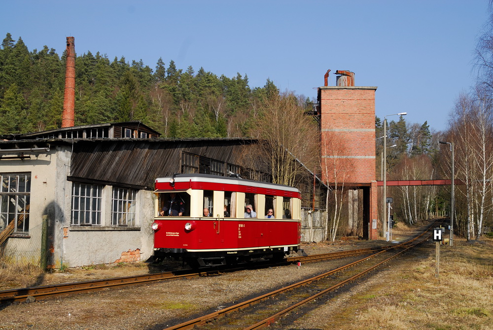 Einfahrt in den Bhf Silberhütte