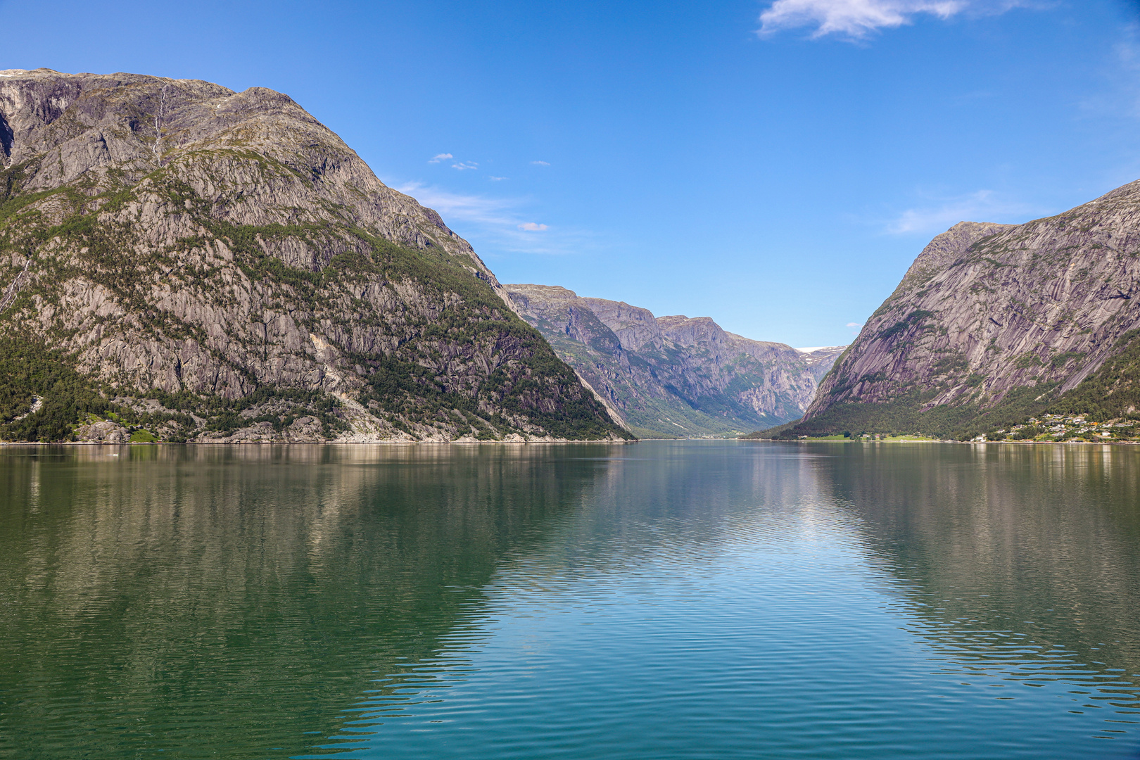 Einfahrt in den Fjord