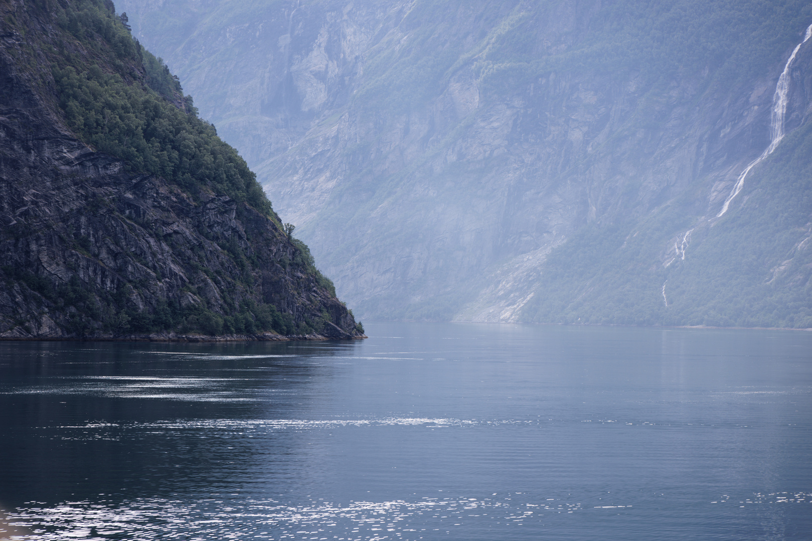 Einfahrt in den Geirangerfjord