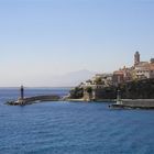 Einfahrt in den Hafen Bastia