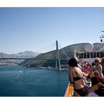 Einfahrt in den Hafen von Dubrovnik