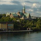 Einfahrt in den Hafen von Stockholm