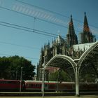 Einfahrt in den Kölner Hbf