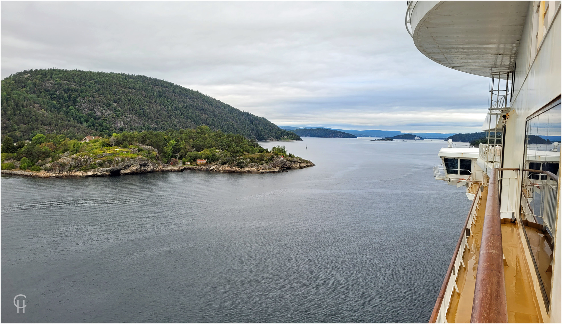 Einfahrt in den Oslo Fjord mit der Color Fantasy