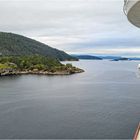 Einfahrt in den Oslo Fjord mit der Color Fantasy