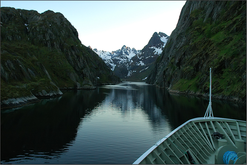 Einfahrt in den Trollfjord