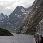 Einfahrt in den Trollfjord