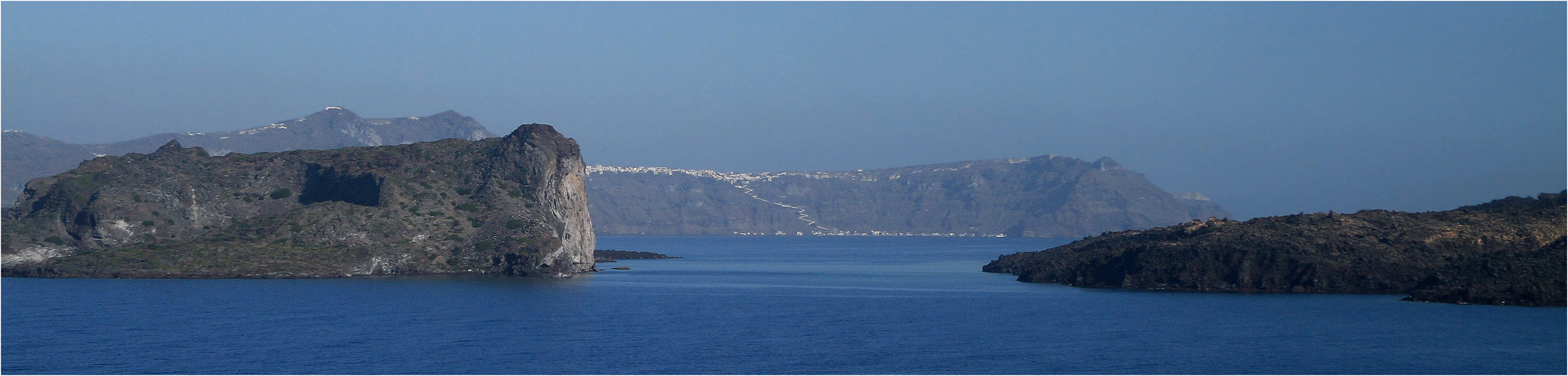 Einfahrt in die Caldera