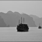 Einfahrt in die Halong Bucht