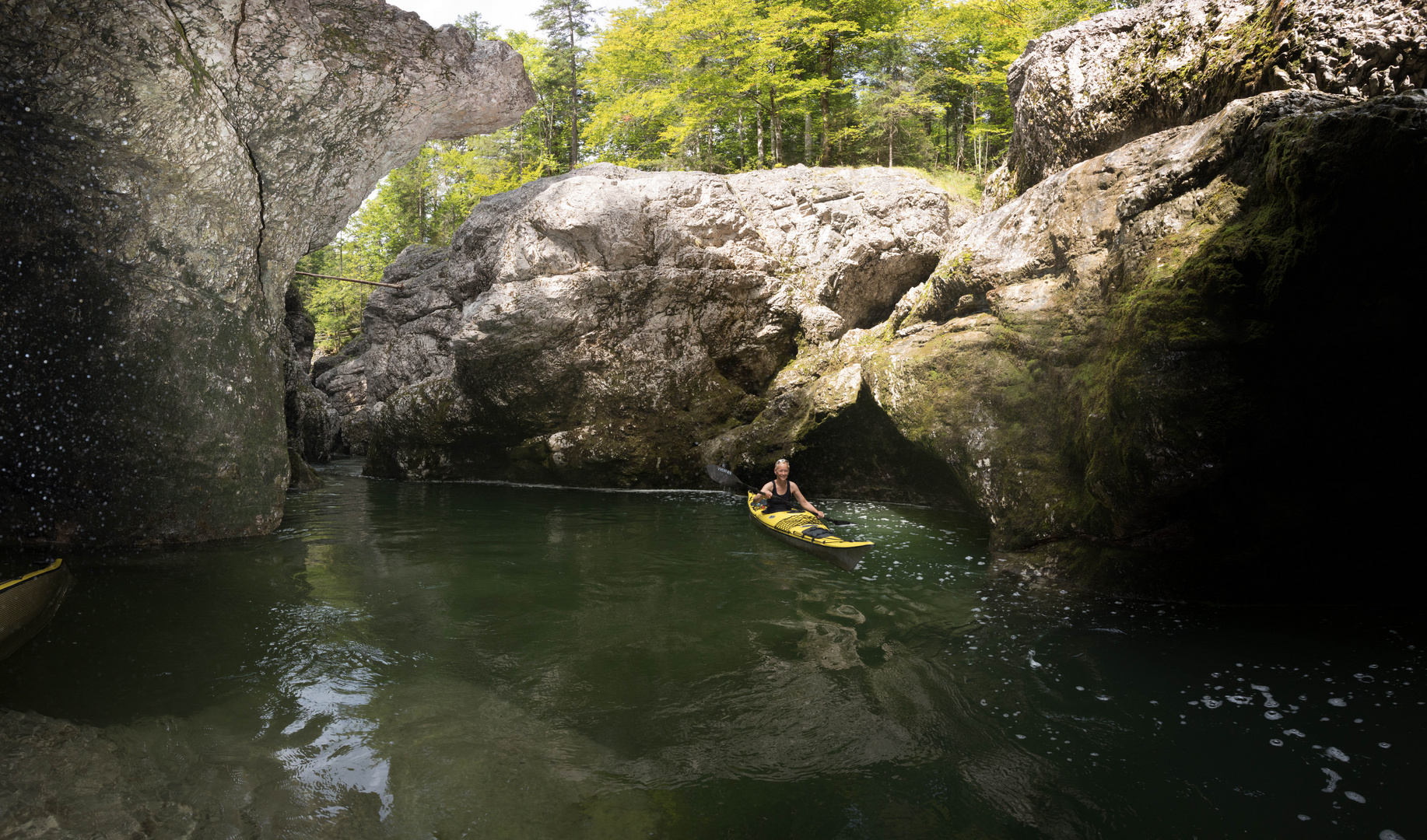 Einfahrt in die Walchenklamm