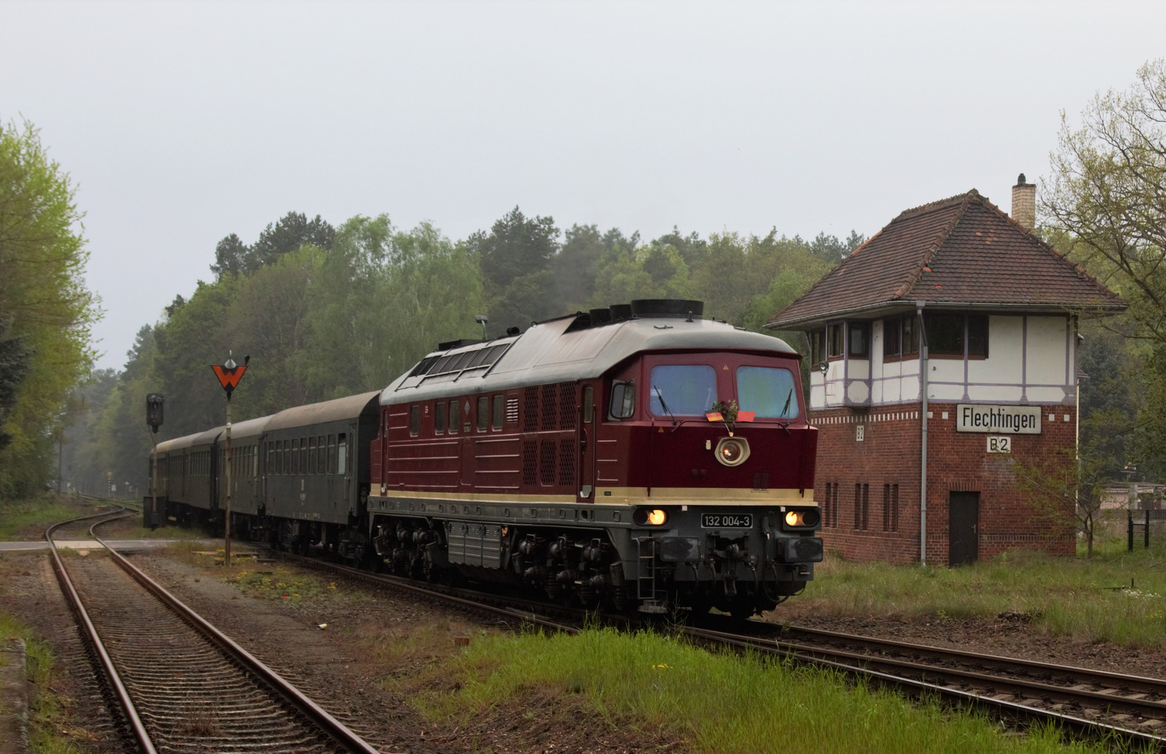 Einfahrt in Flechtingen