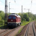 Einfahrt in Naumburg/Saale Hbf