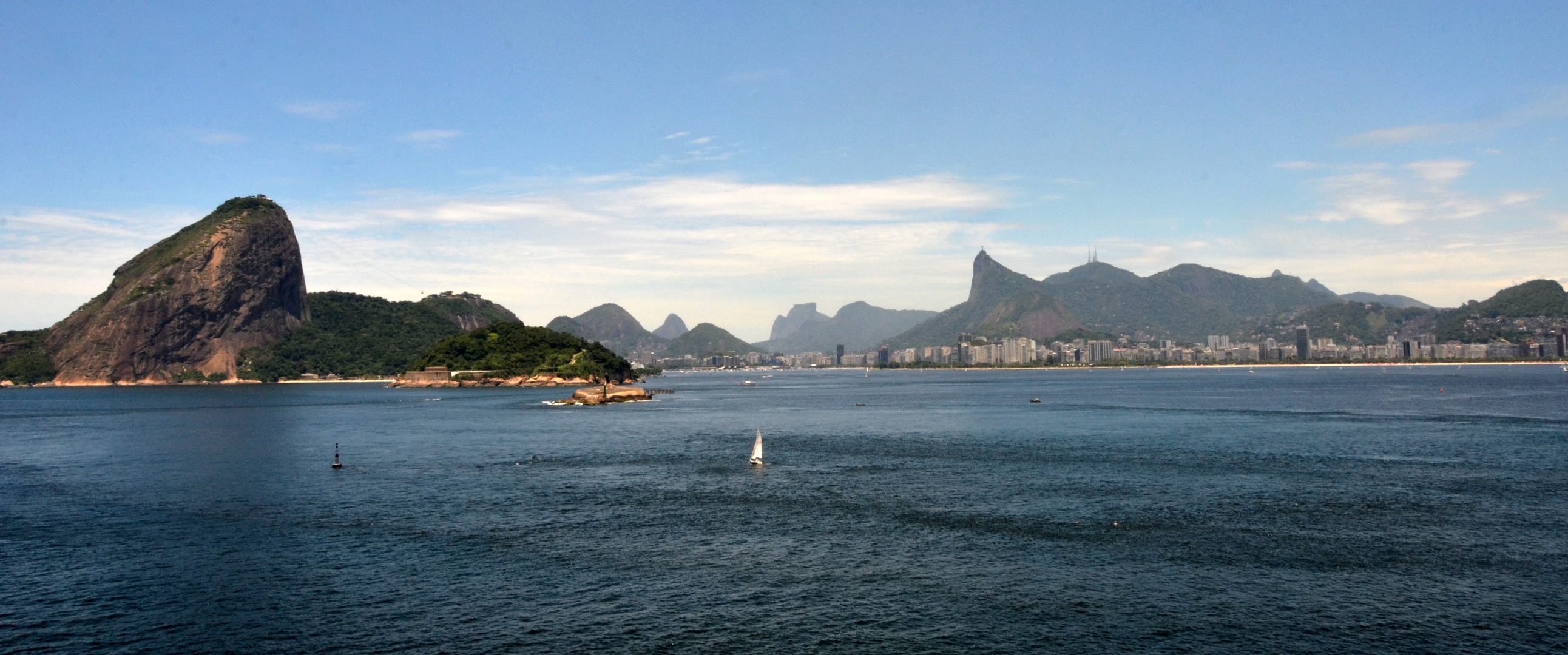 Einfahrt in Rio de Janeiro