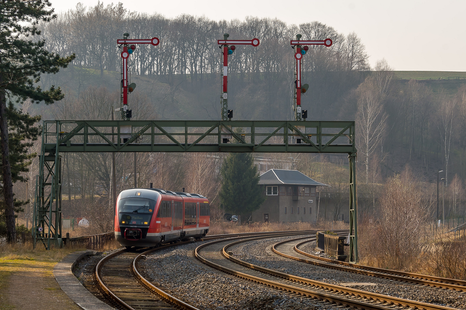 Einfahrt in Rosswein