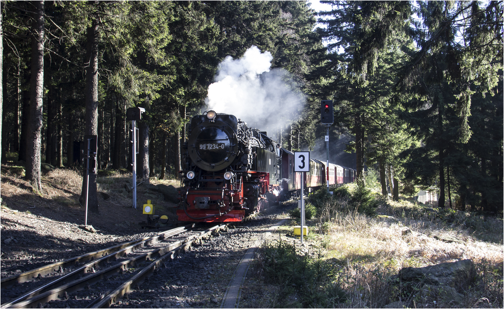 Einfahrt in Schierke.