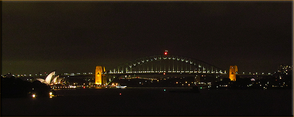 Einfahrt in Sydney