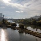 Einfahrt in Würzburg - Blick über den Main