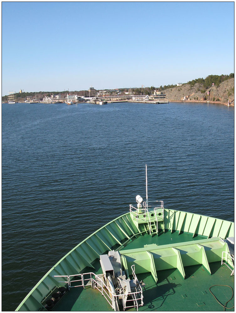 Einfahrt nach Mariehamn