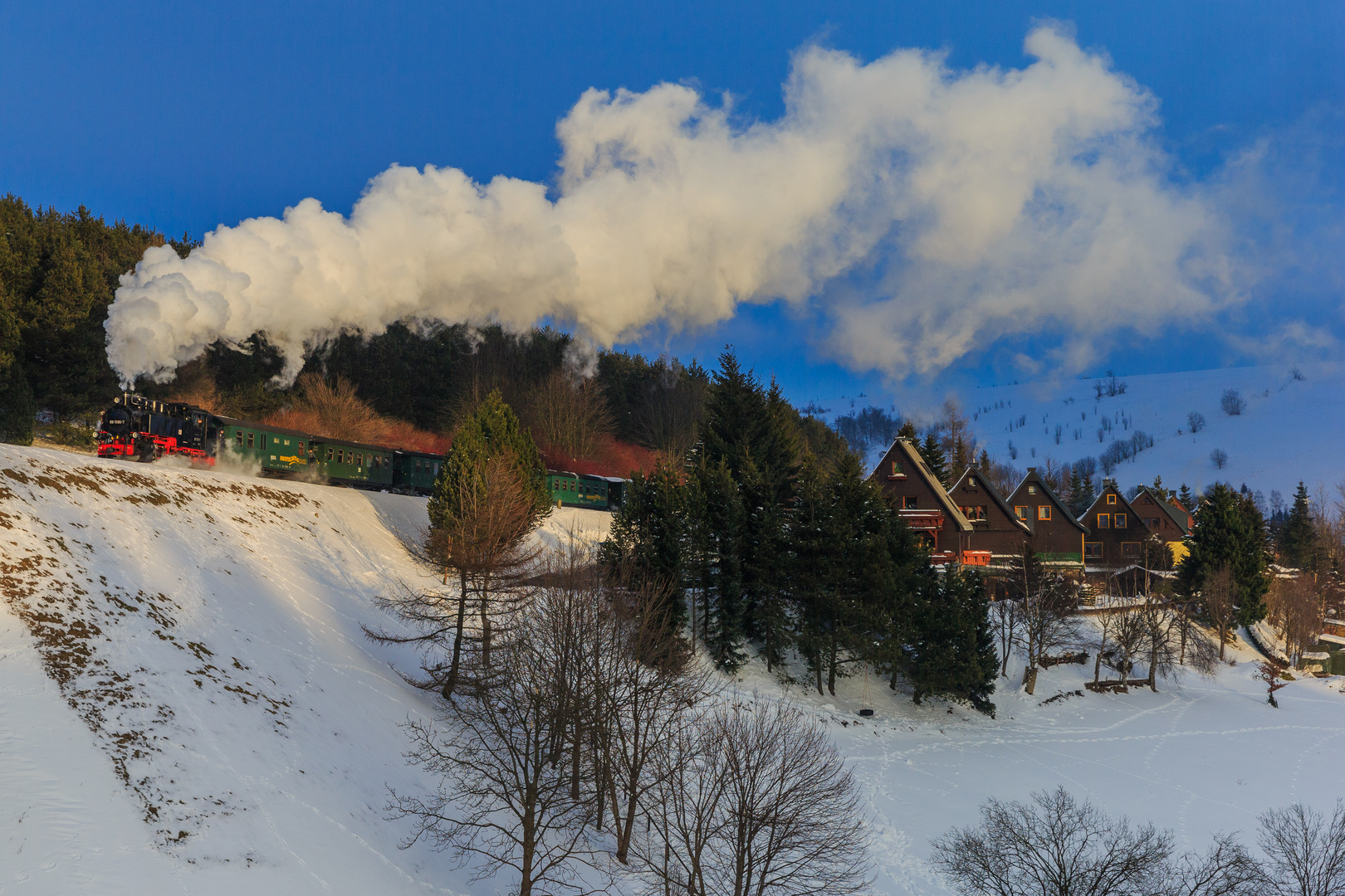 Einfahrt Oberwiesenthal