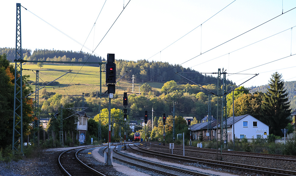 Einfahrt Probstzella (Nordkopf)