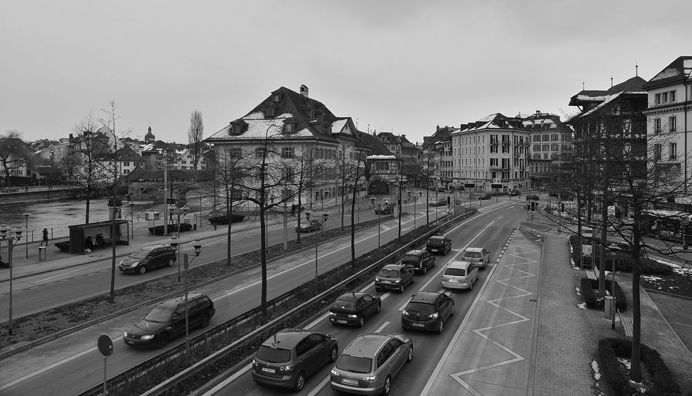 [ Einfahrt Stadt Luzern ]