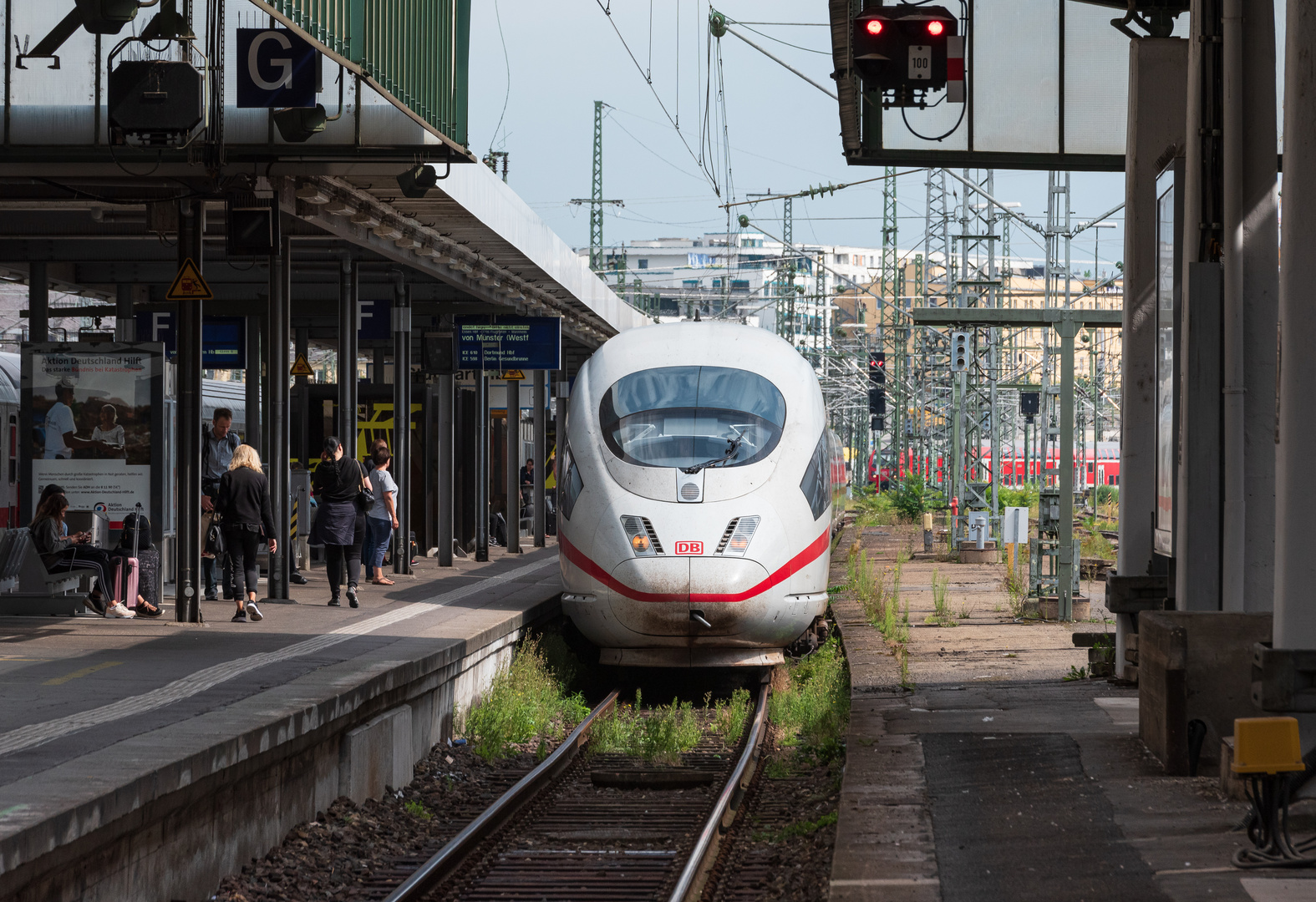 Einfahrt Stuttgart Hbf