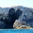 Einfahrt zu einer Grotte unter Syracus/Sizilien