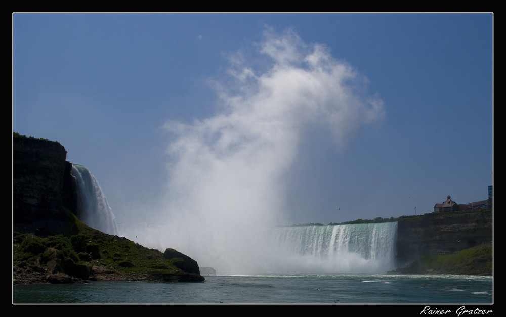 Einfahrt zum Horseshoefall