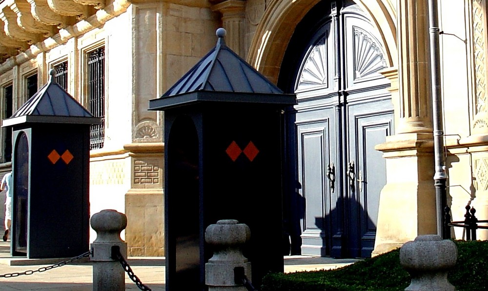 Einfahrt zum Palais Grand-Ducal de Luxembourg